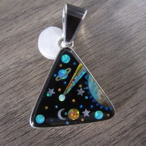 Space Theme Pendant by David R Freeland Jr
